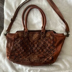 Brown Old Trend Crossbody Bag